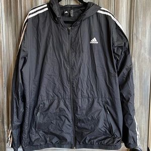 Adidas athletic zip up jacket